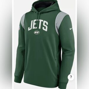 Nike NY Jets Therma-Fit Pullover Sideline Hoodie